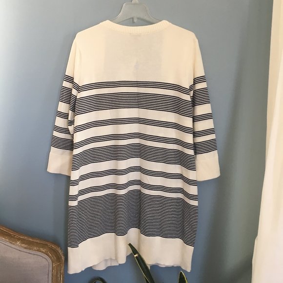 NWT Striped Cardigan Duster in Size XL - Picture 6 of 7